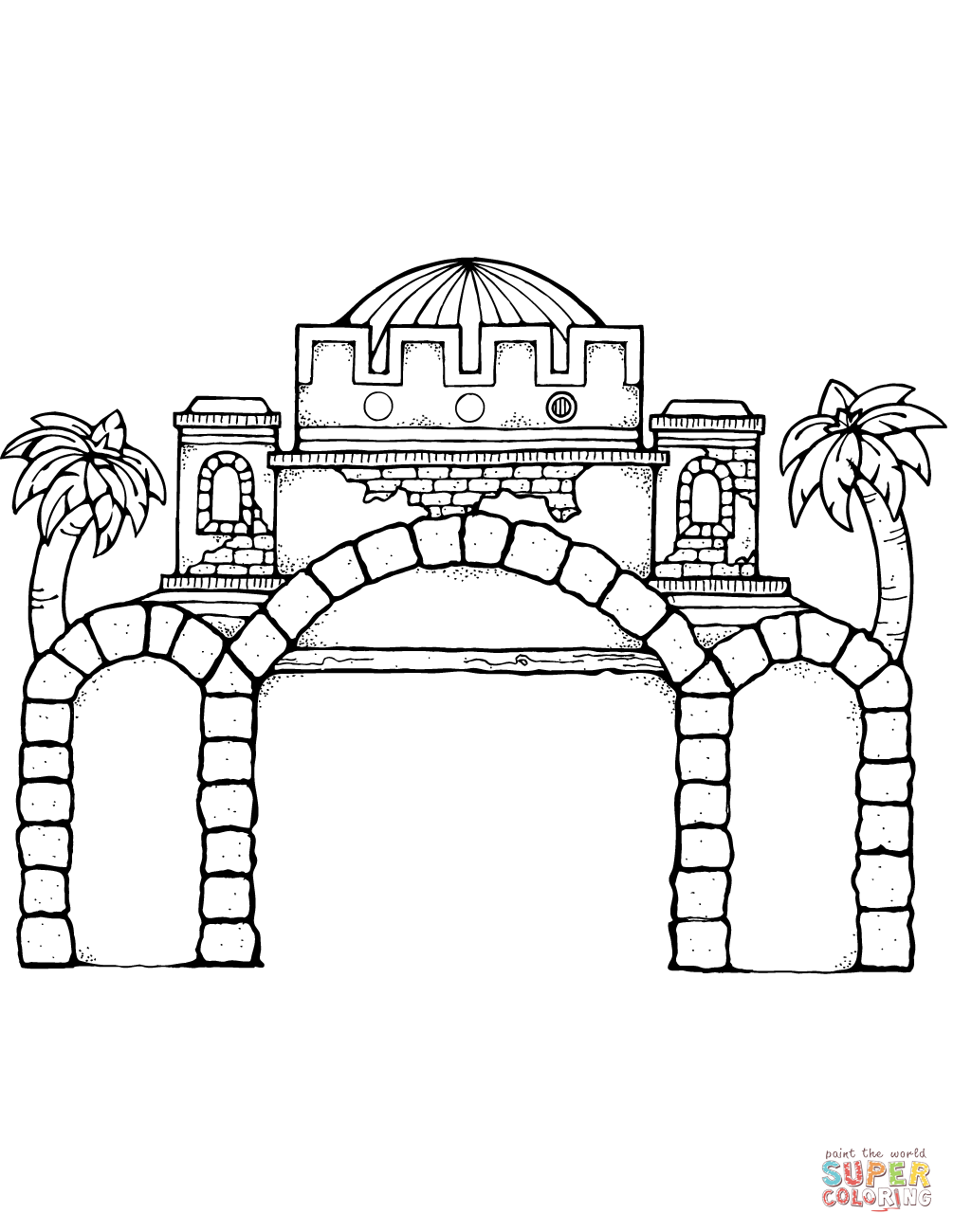 Nativity stable coloring page free printable coloring pages