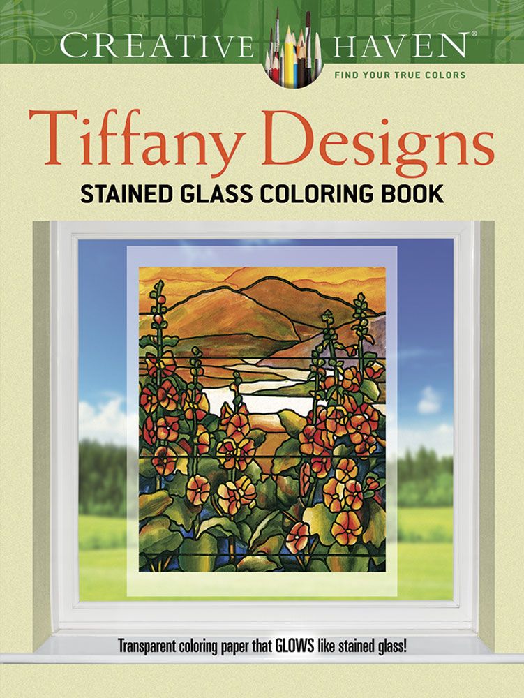 Creative haven tiffany designs stained glass coloring book