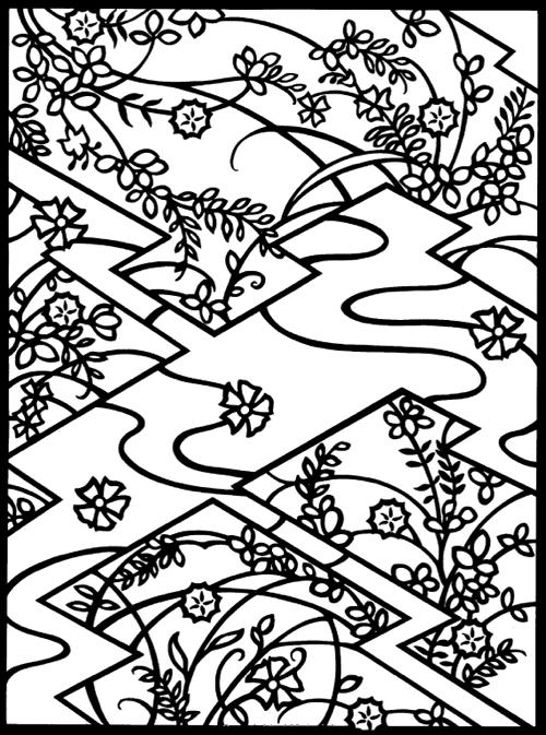 Japanese coloring books for adults