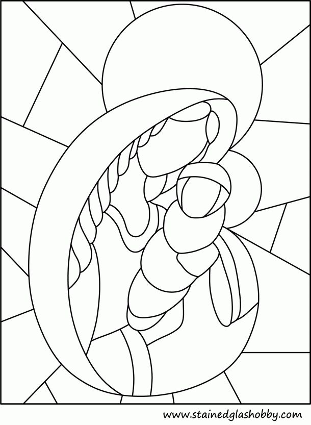 Pin on stained glass coloring pages