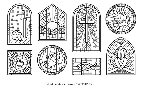 Stained glass logo images stock photos d objects vectors