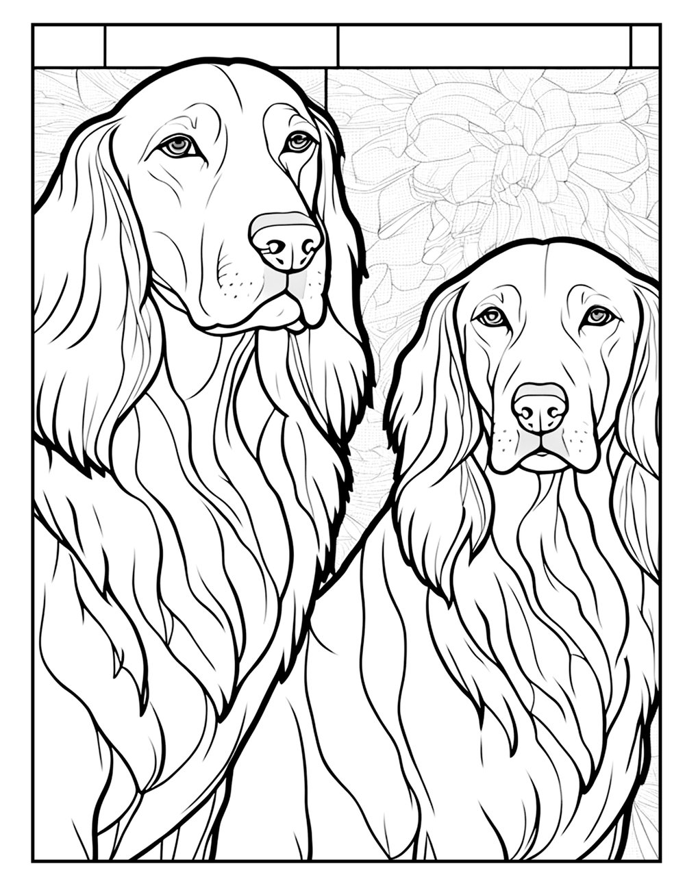 Stained glass style coloring pages images â chris nelson