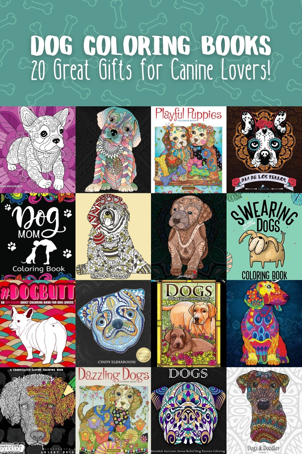 Dog coloring books for adults great gift ideas