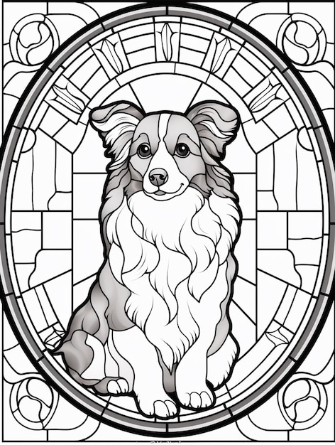 Page scottish terrier stained glass images