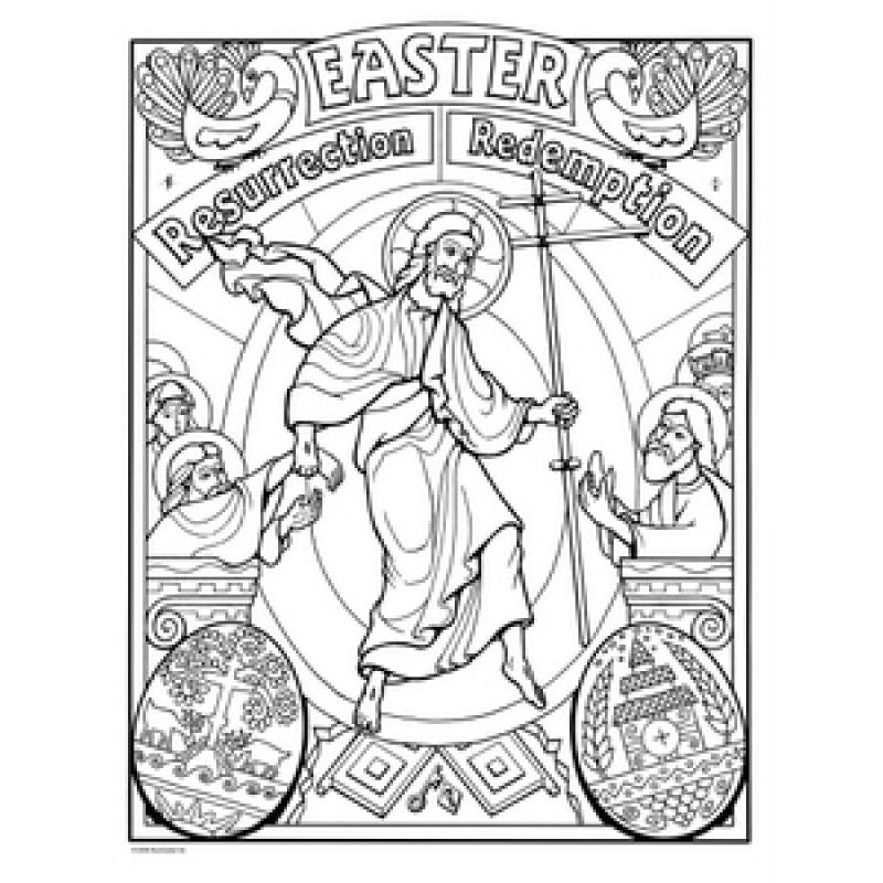 Sacred seasons coloring poster