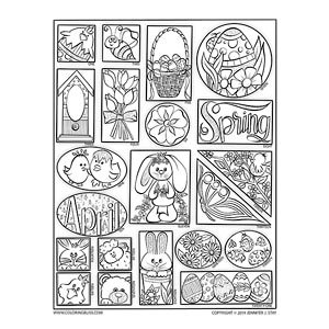 Download heart touching easter coloring pages and books