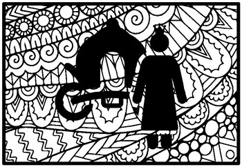 Fairy tales coloring pages fairy tales stain glass art by nitin sharma