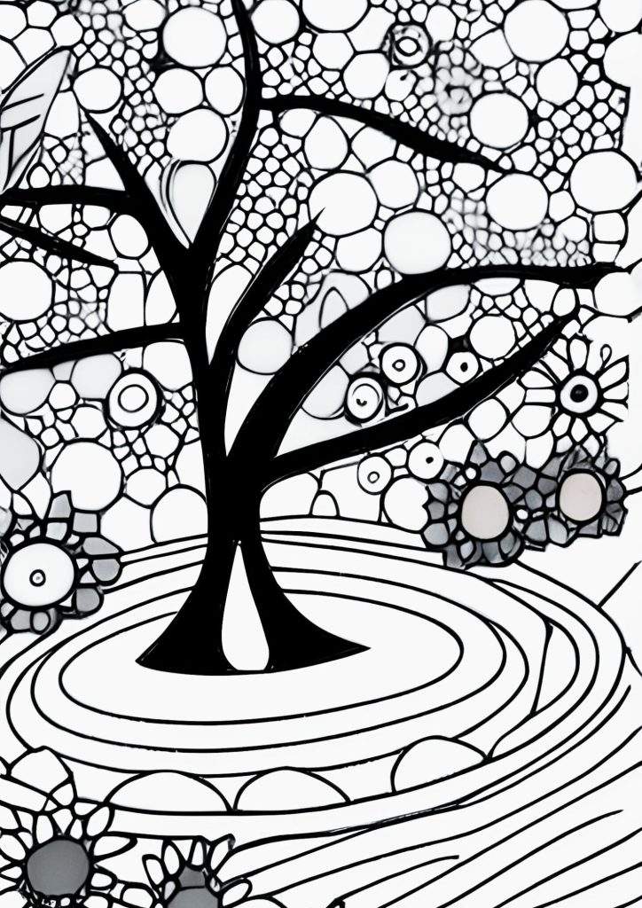 Fairy house colouring pages free to print