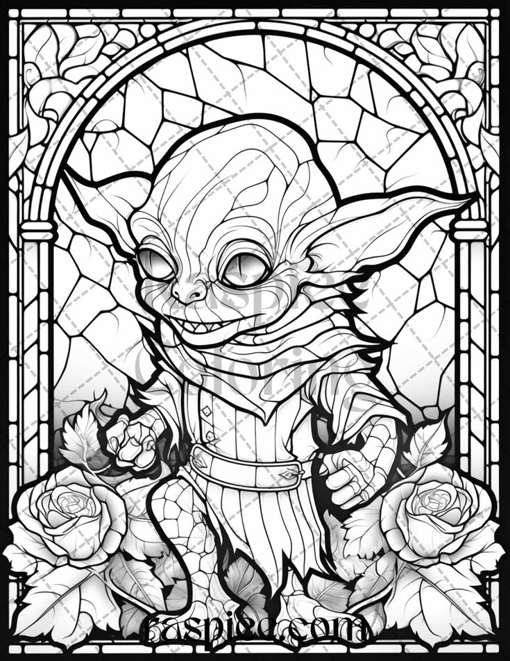 Halloween stained glass grayscale coloring pages printable for adul grayscale coloring coloring pages halloween coloring pages