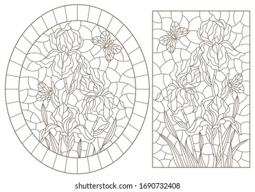 Stained glass iris images stock photos d objects vectors