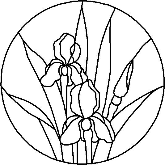 Traceable flower patterns stained glass patterns stained glass flowers stained glass patterns free