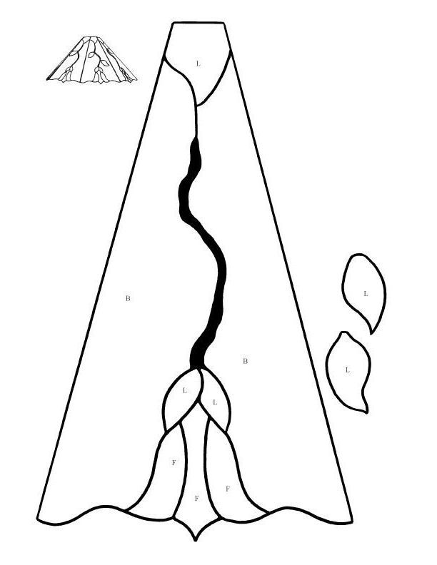 Free lampshade patterns for stained glass stained glass lamp shades stained glass lamps stained glass patterns