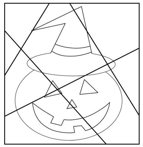 Fill jack o lantern with your own pop art patterns coloring page free printable coloring pages