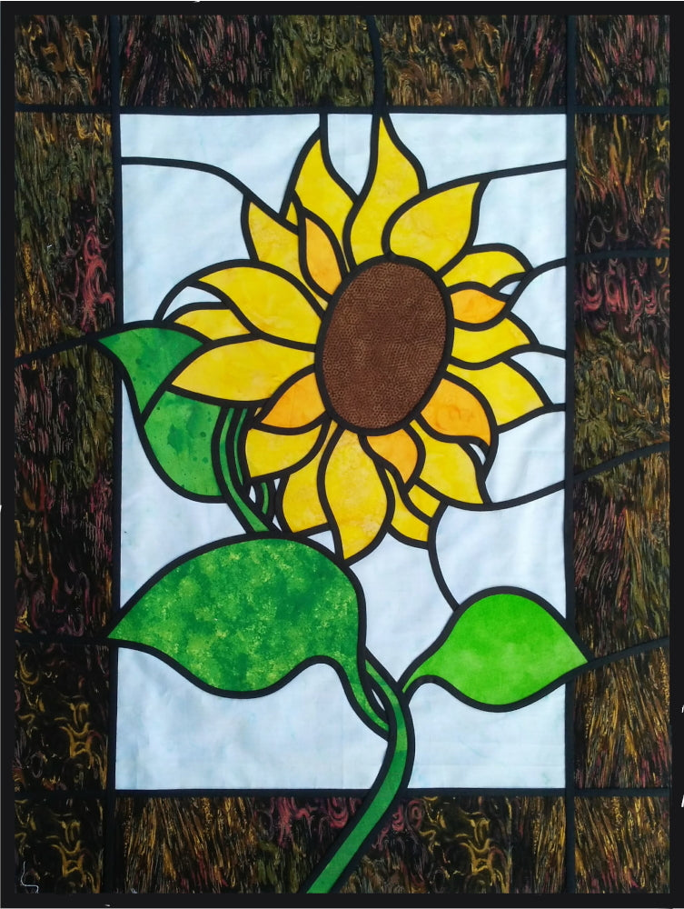 Stained glass sunflower â