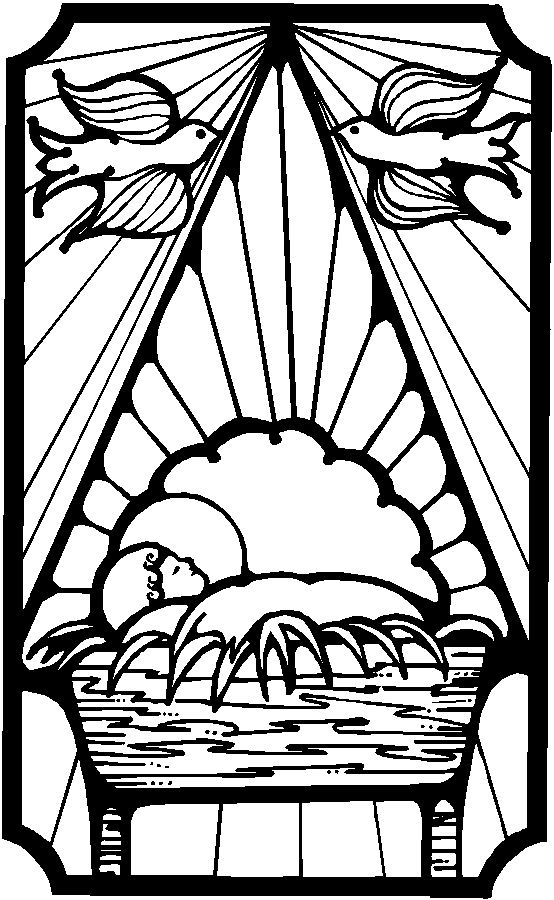 Free printable nativity coloring pages for kids