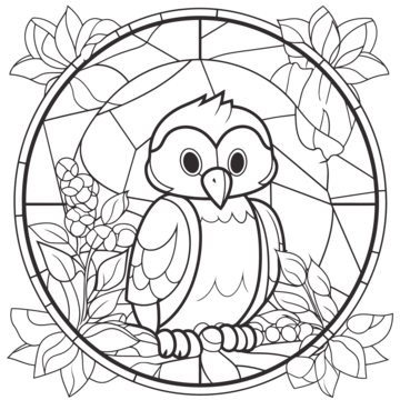 Owl outline vector art png images free download on