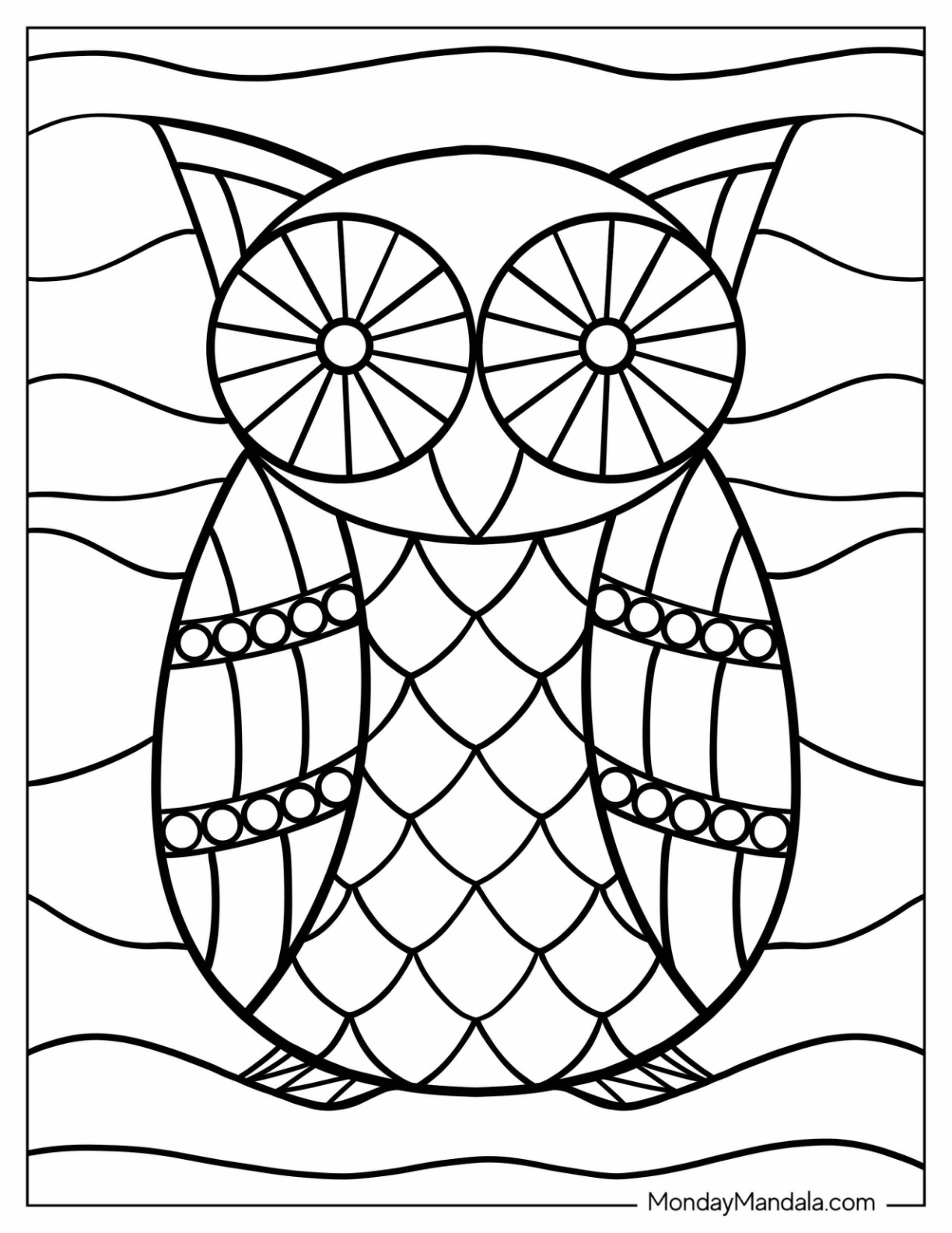 Mosaic coloring pages free pdf printables
