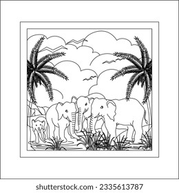 Stained glass templates elephant elements stained stock vector royalty free