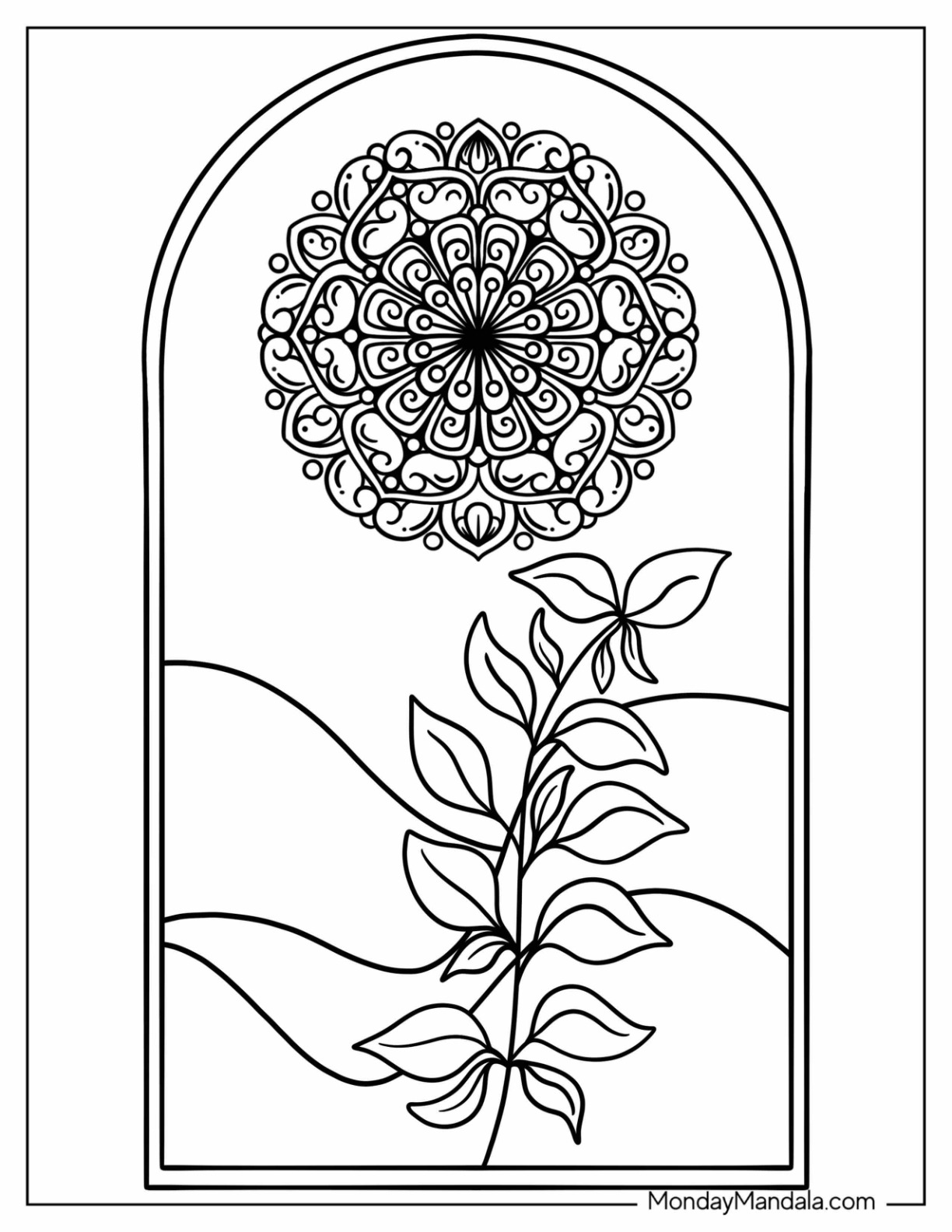 Boho coloring pages free pdf printables