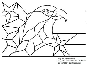 Free parrots pattern bird delphi glass bird