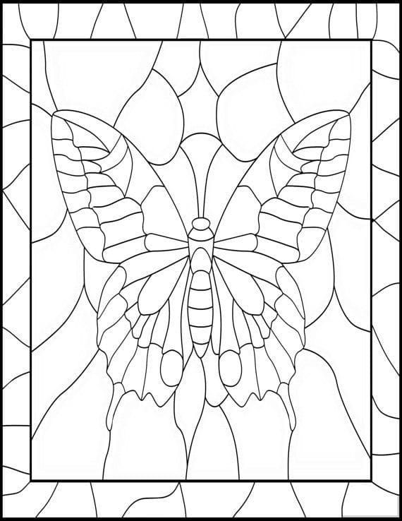 Dibujos de mosaico para colorear