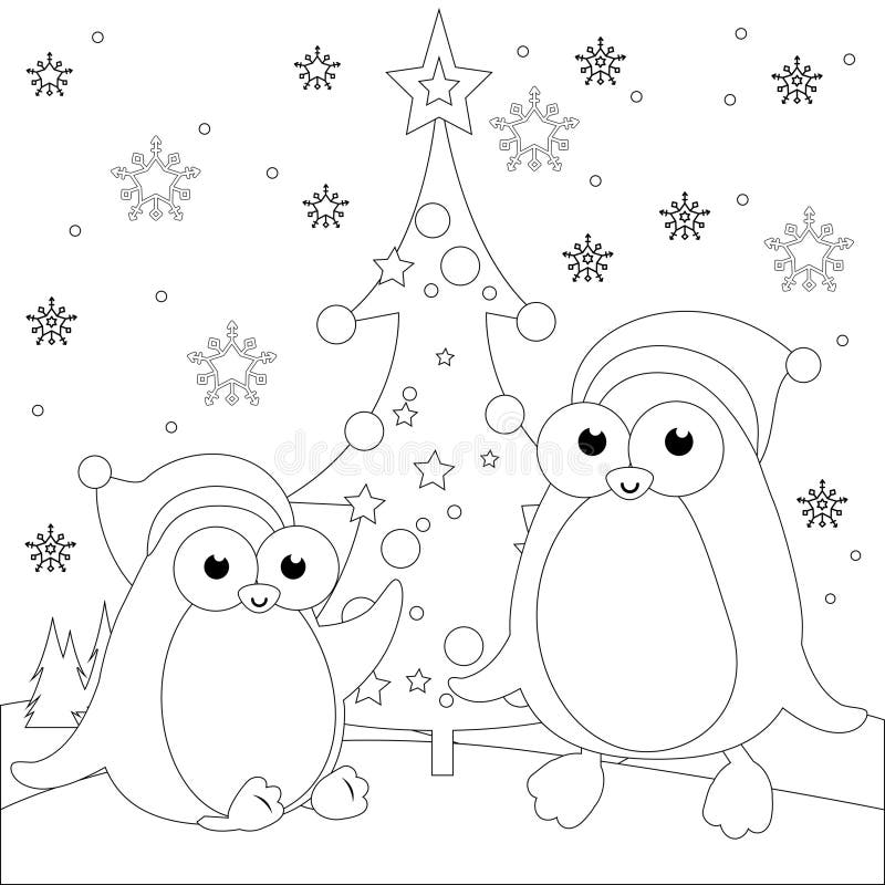 Coloring winter landscape stock illustrations â coloring winter landscape stock illustrations vectors clipart