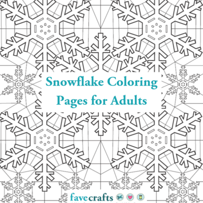 Snowflake coloring pages for adults free