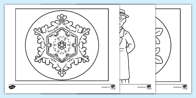 Snowflake bentley coloring pages teacher