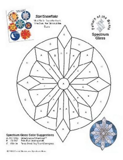 Free stained glass pattern