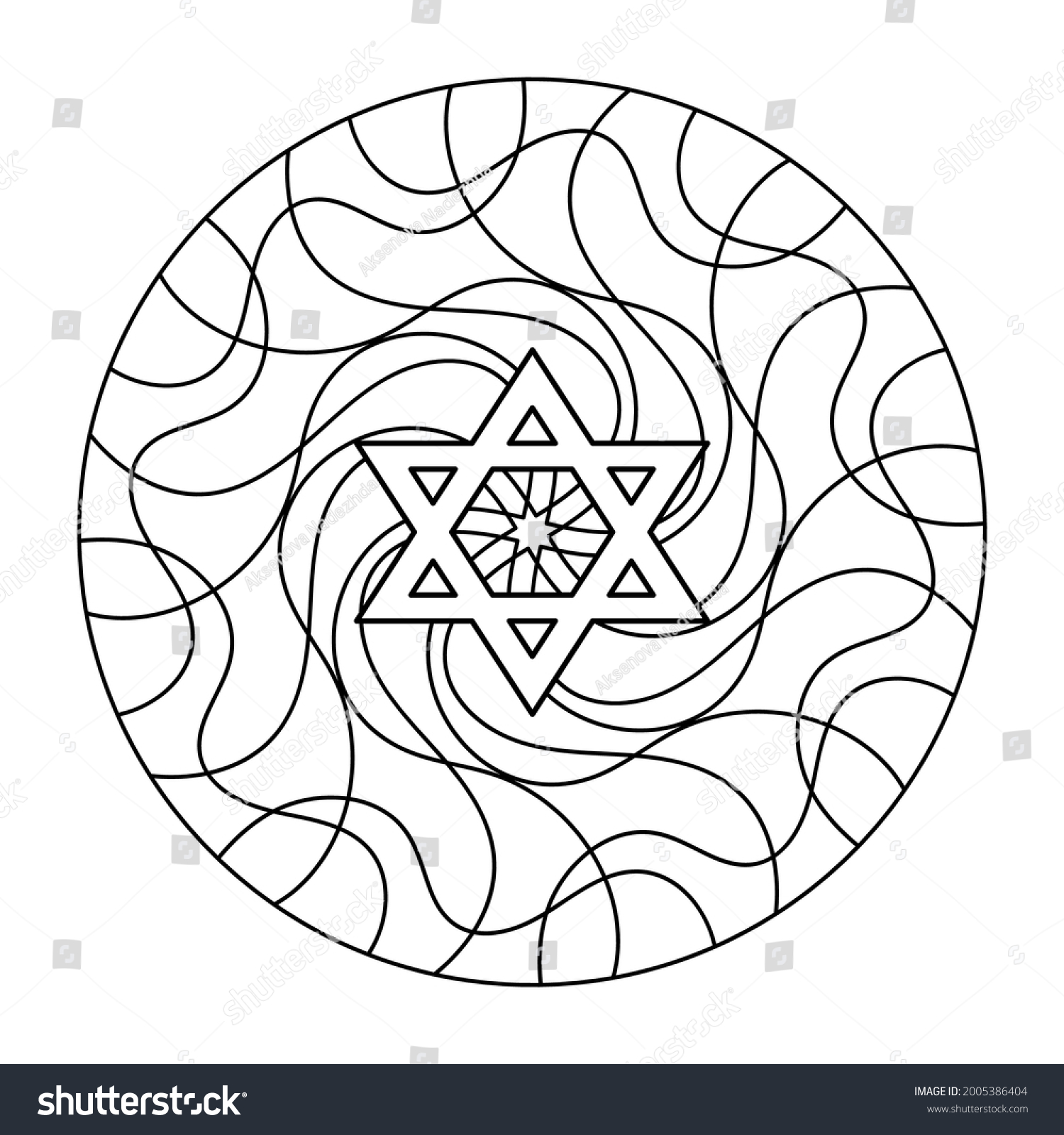 Six pointed star stained glass images stock photos d objects vectors