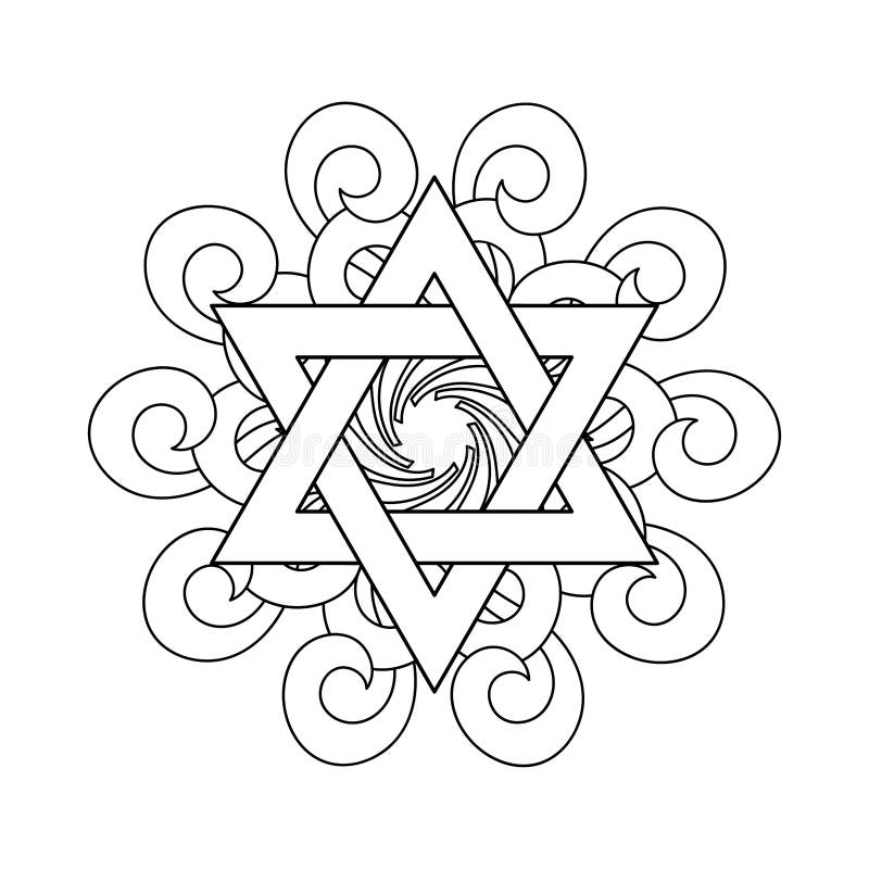 Star david stained glass stock illustrations â star david stained glass stock illustrations vectors clipart