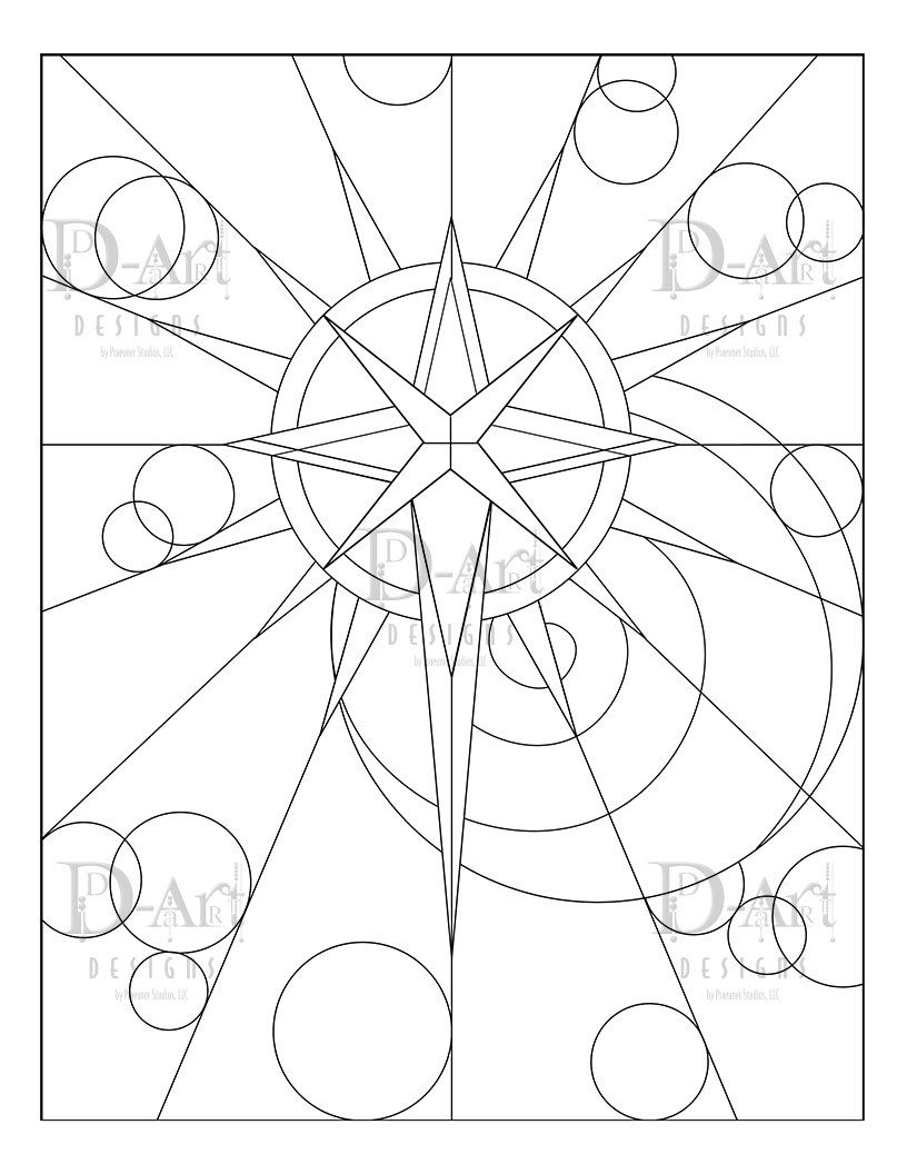 Star spe coloring page star spiral circles star pattern digital download instant download cosmic coloring page starburst