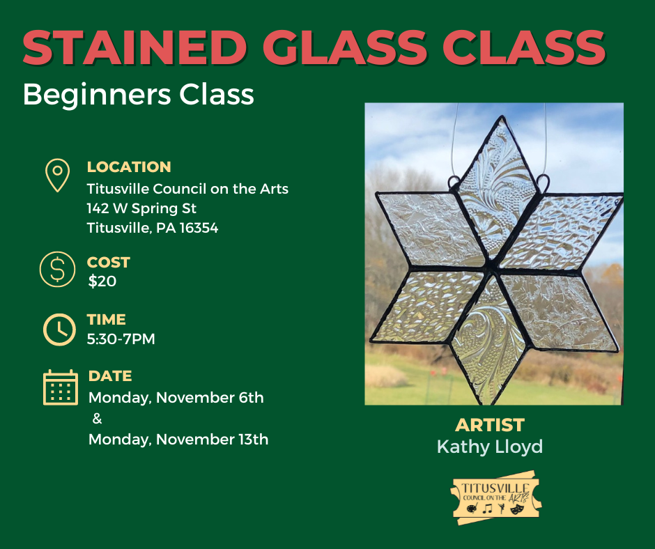Beginners stained glass class â tap into titusville