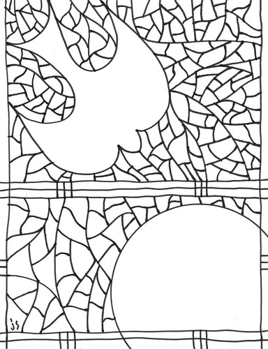 Pentecost stained glass â stushie art