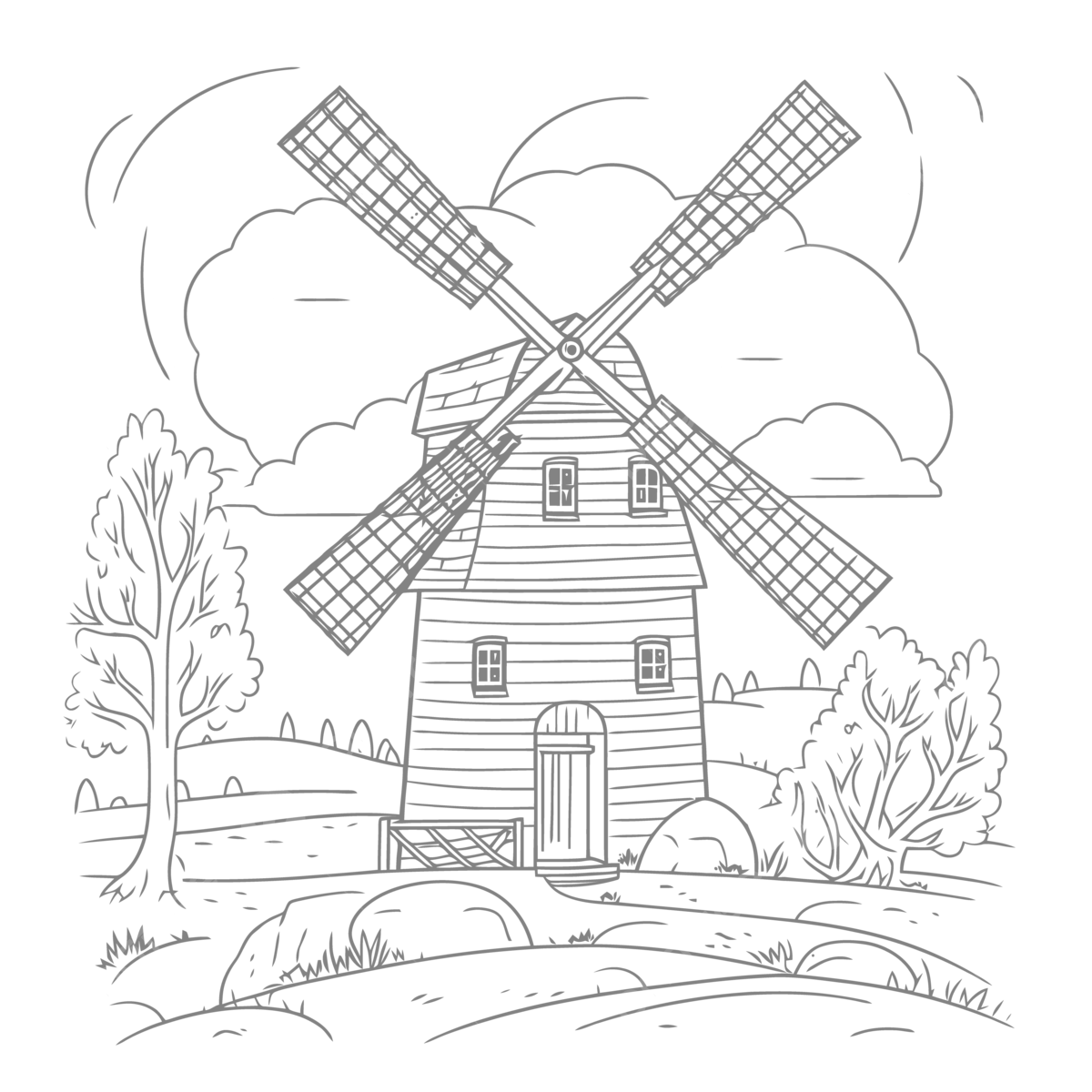 Window coloring page png transparent images free download vector files