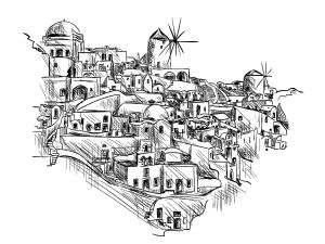 Architecture cities and houses
