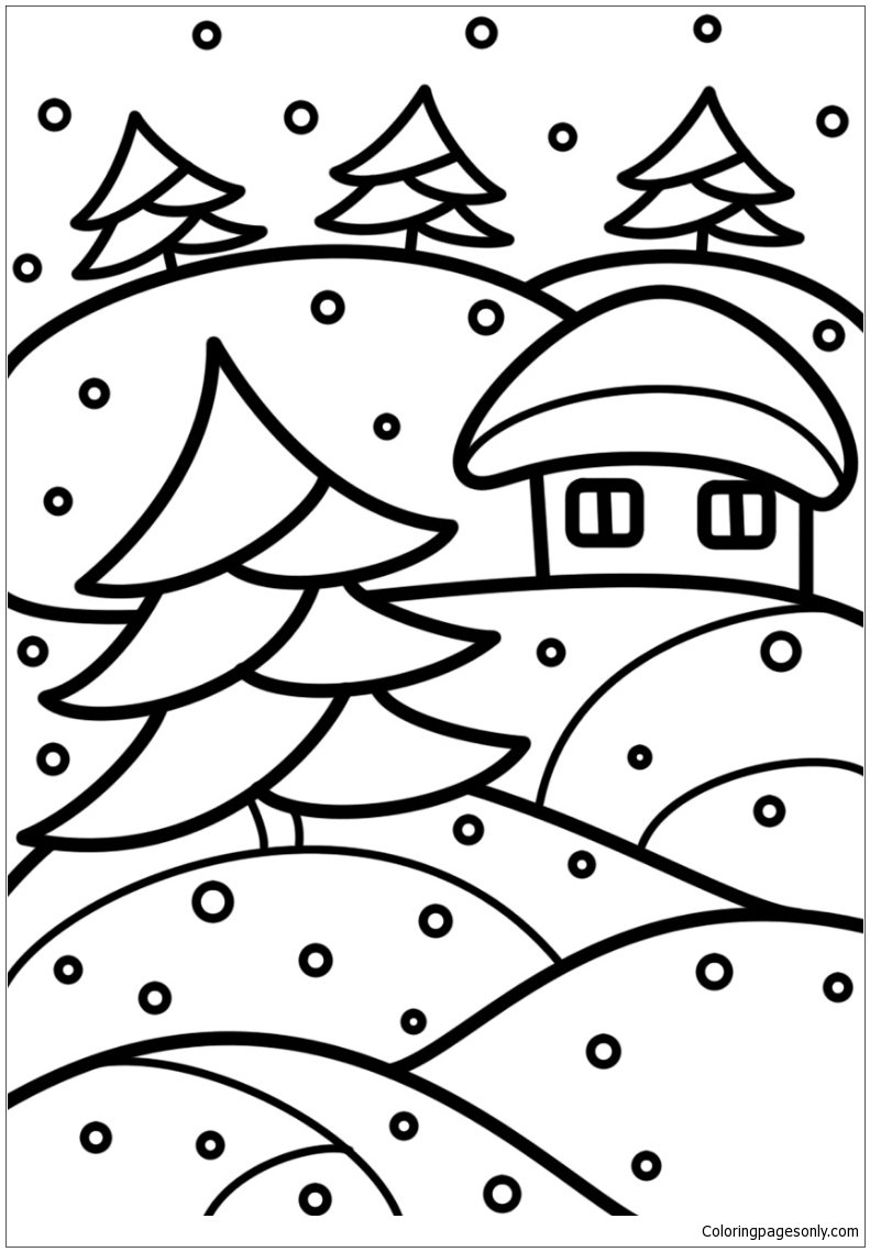 Winter sports coloring pages printable for free download