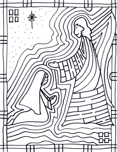 Christmas story coloring sheets by stushie â stushie art