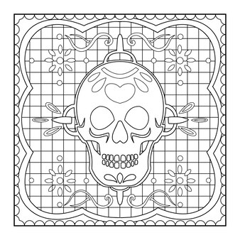 Page witch coloring vectors illustrations for free download
