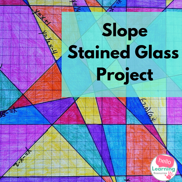 Slope stained glass window project