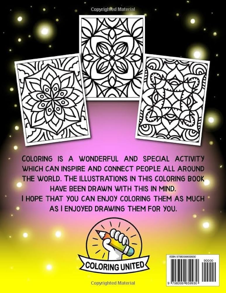 Bold lines patterns coloring book over large print mindful coloring pages with amazing designs of stained glass style mandala patterns lay adriana books