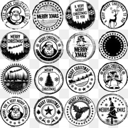 Christmas stamp png