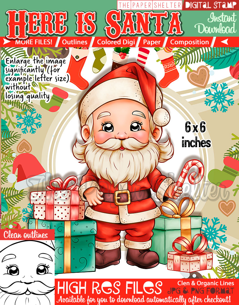 Here is santa