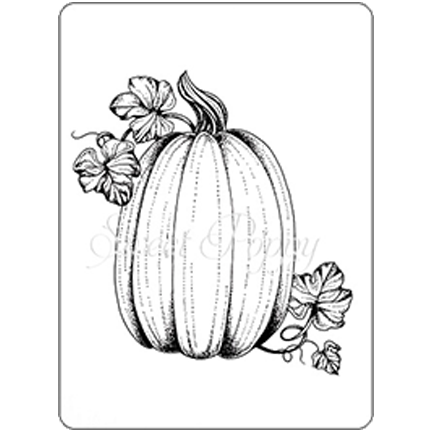 Tall pumpkin dl stamp small by sweet poppy stencils â del bellos designs