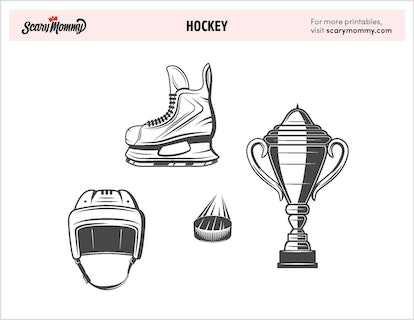 Check yourself there are no penalties on these hockey coloring pages