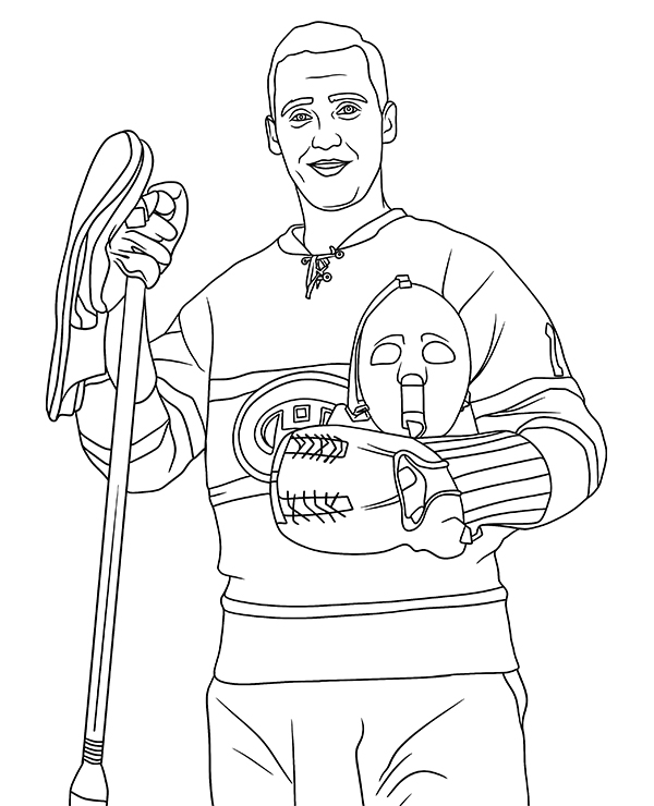 Hockey coloring pages nhl players