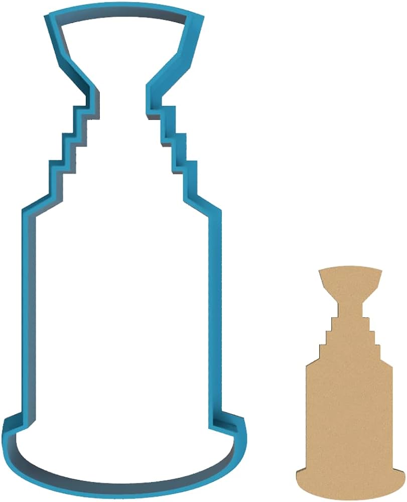 Stanley cup outline cookie cutter