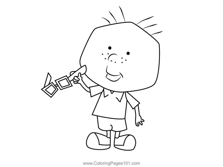 Stanley with sunglasses coloring page coloring pages coloring pages for kids printable coloring pages