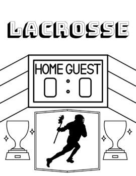Sports coloring pages for physical education tpt