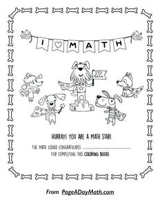 My first counting coloring joke book ages â page a day math